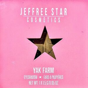 Jeffree Star Cosmetics Artistry Single Eyeshadow, Ranch Yak Farm Chocolate Brown